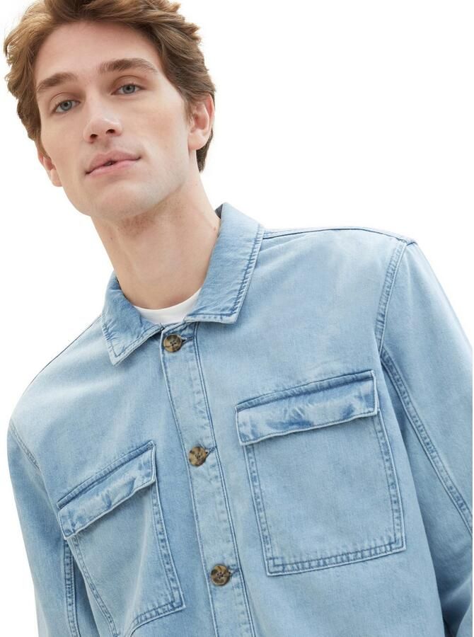 Tom Tailor Overhemd met lange mouwen met borstzakken - Foto 2