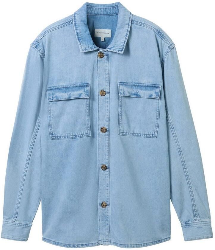 Tom Tailor Overhemd met lange mouwen met borstzakken