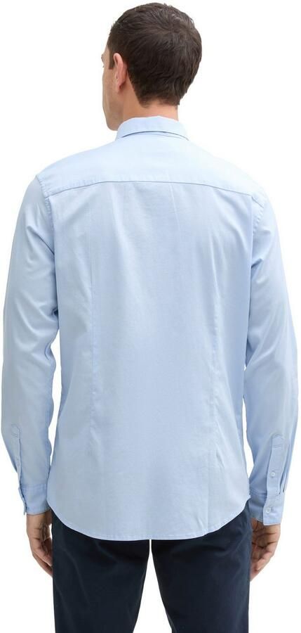 Tom Tailor Overhemd met lange mouwen met geborduurd logo - Foto 3