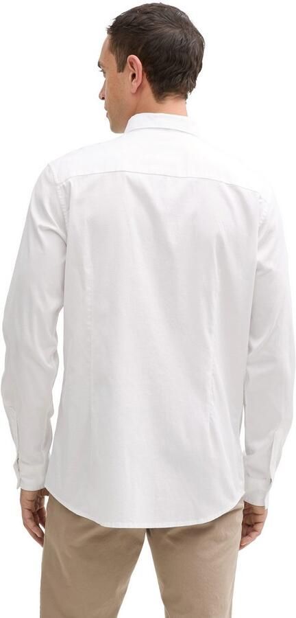 Tom Tailor Overhemd met lange mouwen met geborduurd logo - Foto 3