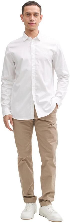 Tom Tailor Overhemd met lange mouwen met geborduurd logo - Foto 4