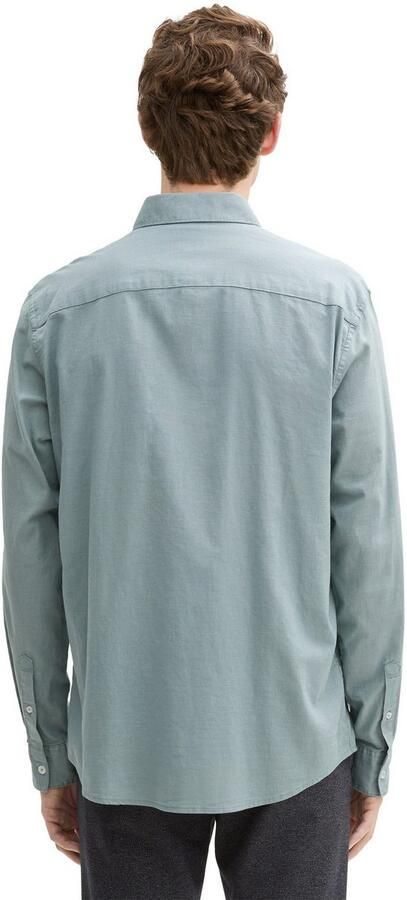 Tom Tailor Overhemd met lange mouwen met geborduurd logo - Foto 3