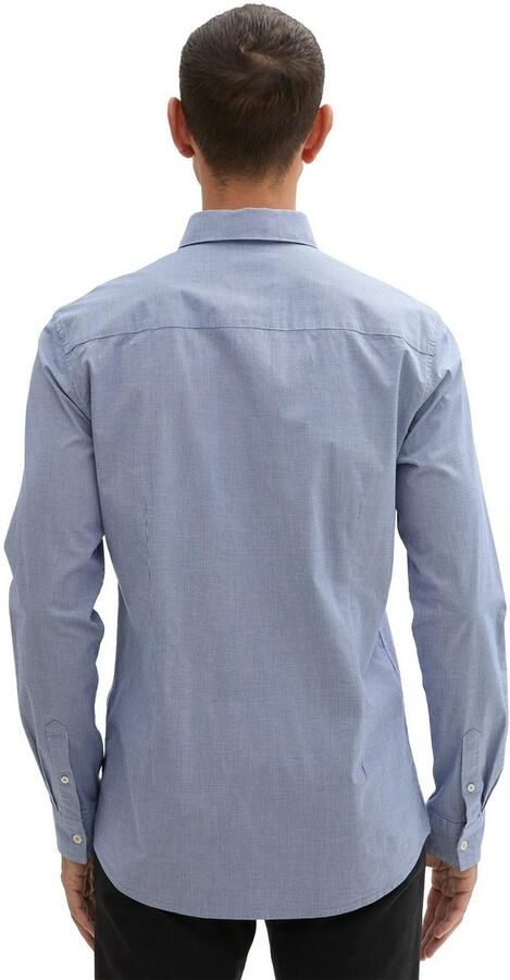 Tom Tailor Overhemd met lange mouwen met knoopsluiting en stretchgehalte - Foto 2