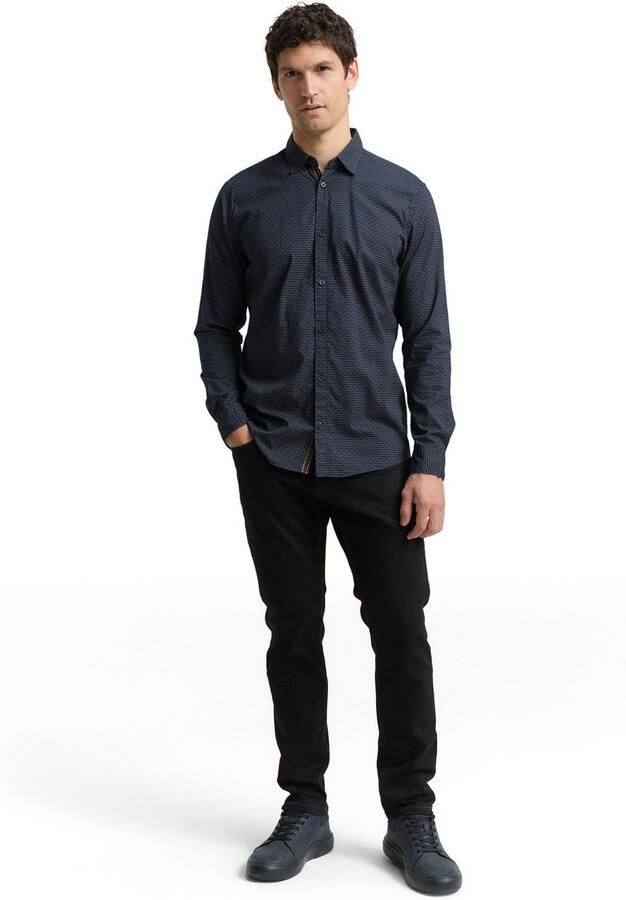 Tom Tailor Overhemd met lange mouwen met patroon - Foto 4