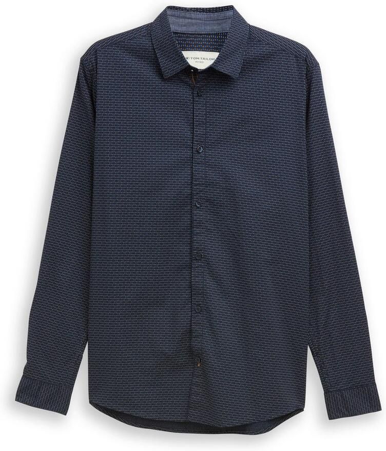 Tom Tailor Overhemd met lange mouwen met patroon