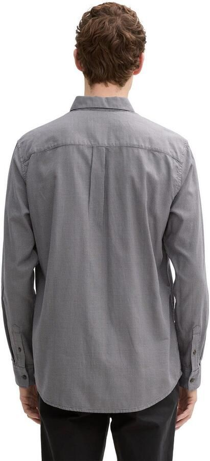 Tom Tailor Overhemd met lange mouwen met structuur - Foto 3