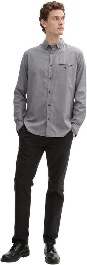 Tom Tailor Overhemd met lange mouwen met structuur - Foto 4