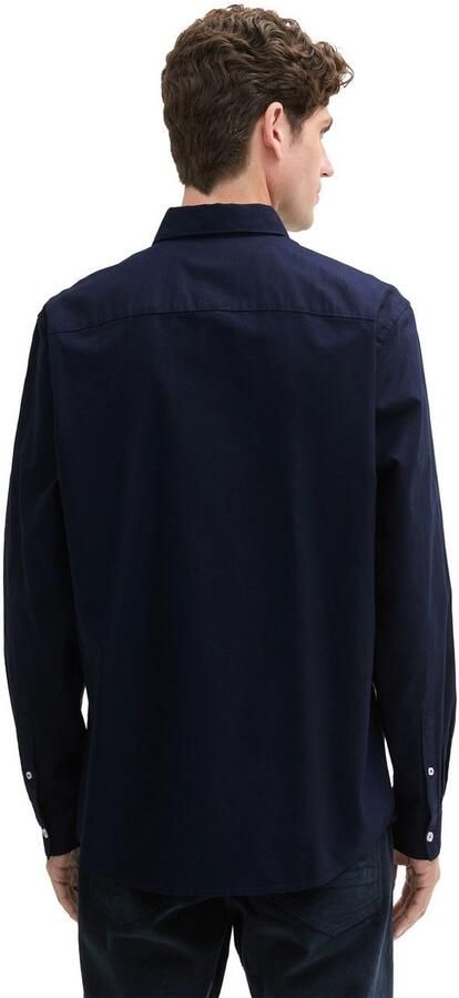 Tom Tailor Overhemd met lange mouwen Oxford met borstzak - Foto 3