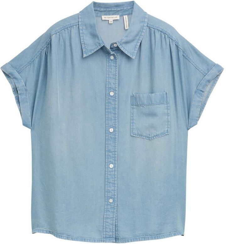 Tom Tailor Overhemdblouse met borstzak - Foto 3