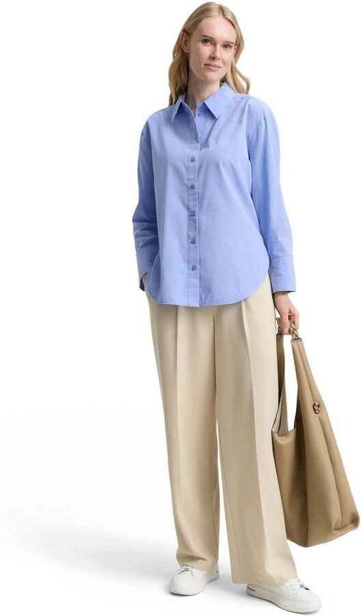 Tom Tailor Overhemdblouse met chetten - Foto 4