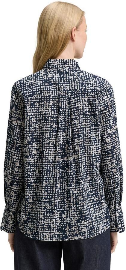 Tom Tailor Regular fit overhemdblouse van een mix van katoen en modal - Foto 5