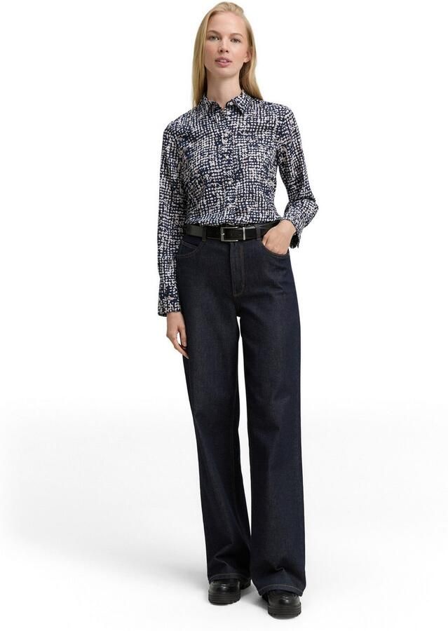 Tom Tailor Regular fit overhemdblouse van een mix van katoen en modal - Foto 2