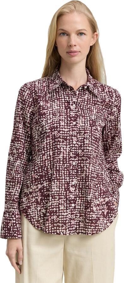 Tom Tailor Regular fit overhemdblouse van een mix van katoen en modal - Foto 6