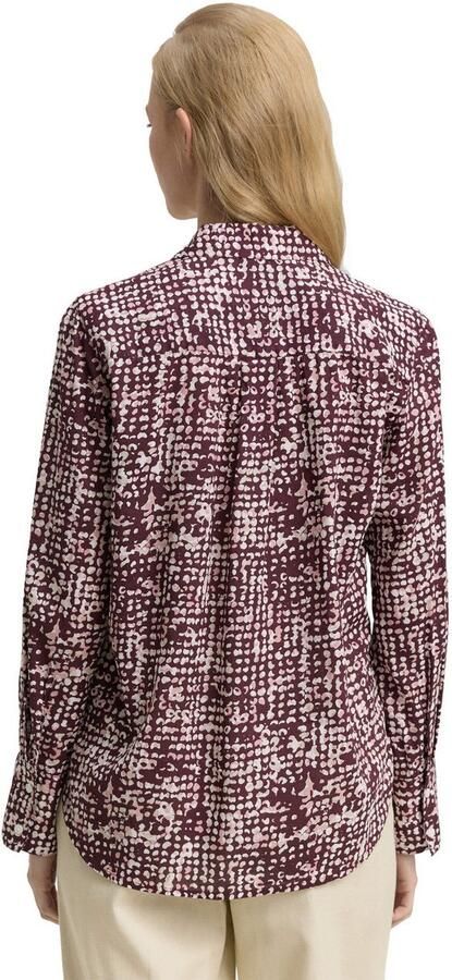 Tom Tailor Regular fit overhemdblouse van een mix van katoen en modal - Foto 5