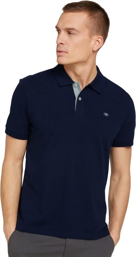 Tom Tailor Regular fit poloshirt met logostitching model 'BASIC' - Foto 6