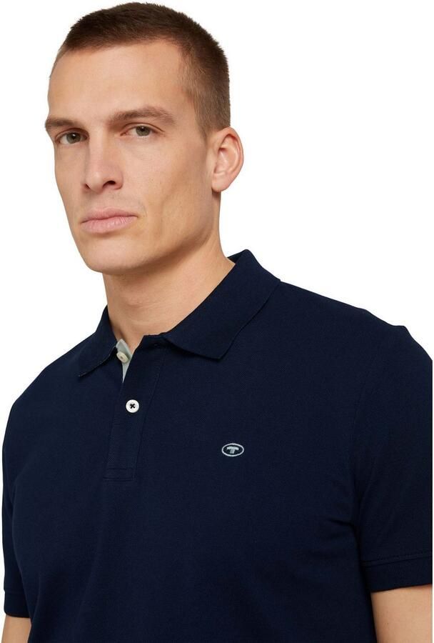 Tom Tailor Regular fit poloshirt met logostitching model 'BASIC' - Foto 2