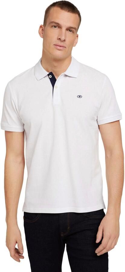Tom Tailor Regular fit poloshirt met logostitching model 'BASIC' - Foto 6