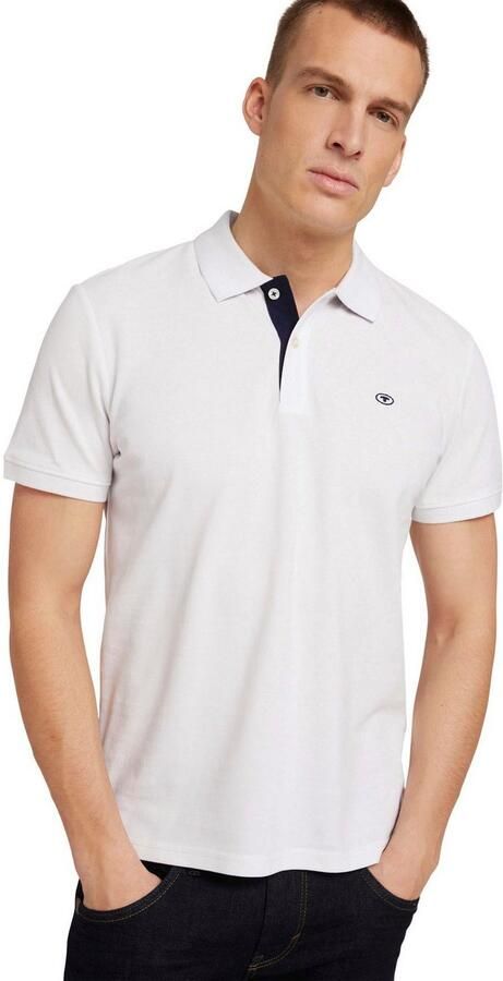 Tom Tailor Regular fit poloshirt met logostitching model 'BASIC' - Foto 3