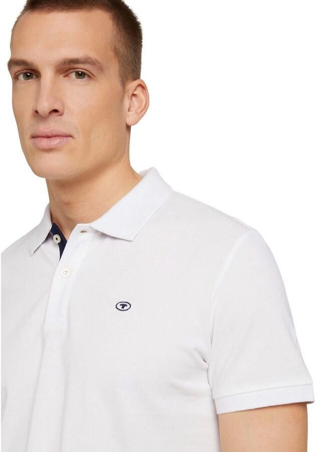 Tom Tailor Regular fit poloshirt met logostitching model 'BASIC' - Foto 2