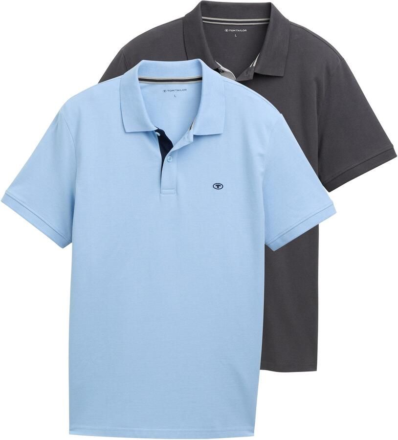 Tom Tailor Poloshirt in set van 2 (set 2-delig) - Foto 6