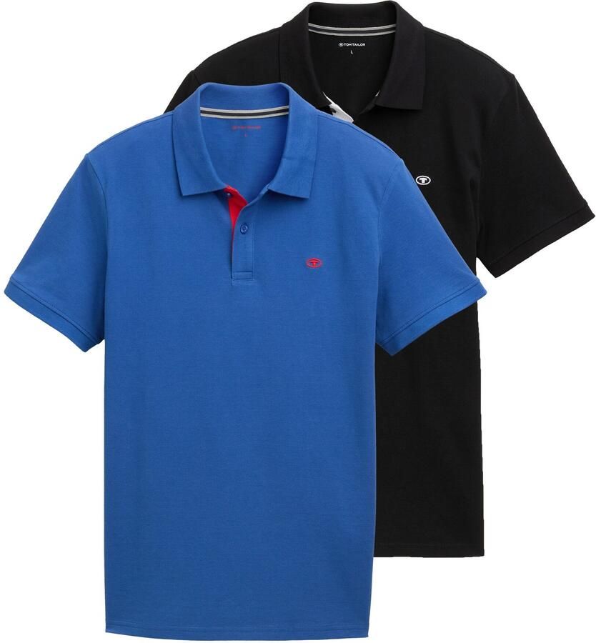 Tom Tailor Poloshirt in set van 2 (set 2-delig) - Foto 5