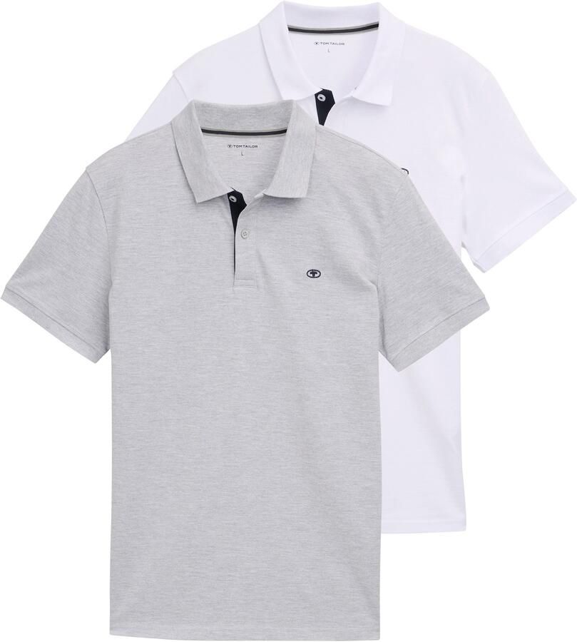 Tom Tailor Poloshirt in set van 2 (set 2-delig) - Foto 6
