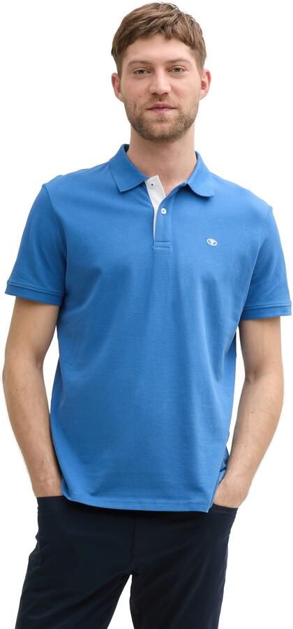 Tom Tailor Regular fit poloshirt van katoen-piqué met logostitching - Foto 5