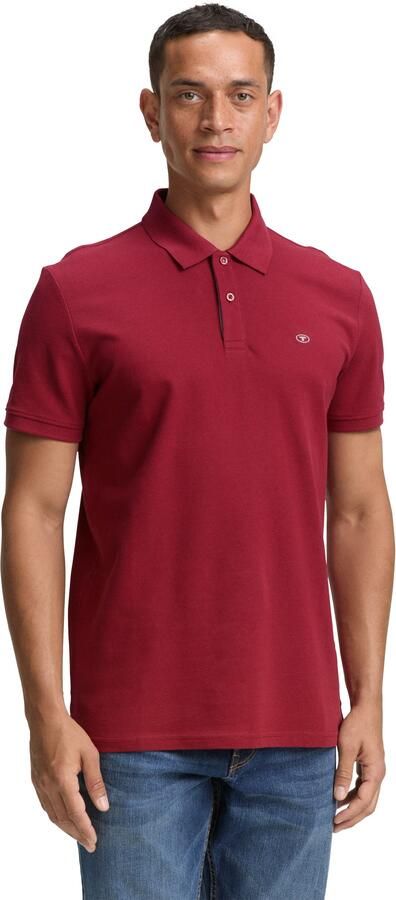 Tom Tailor Poloshirt met contrasterende knoopsluiting - Foto 6