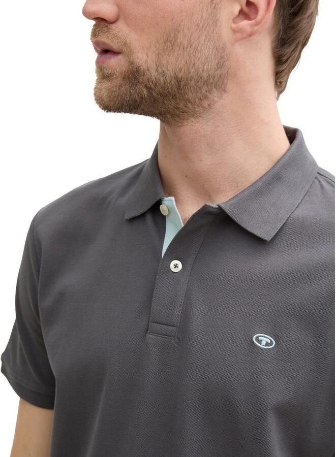 Tom Tailor Regular fit poloshirt met logostitching model 'BASIC' - Foto 2