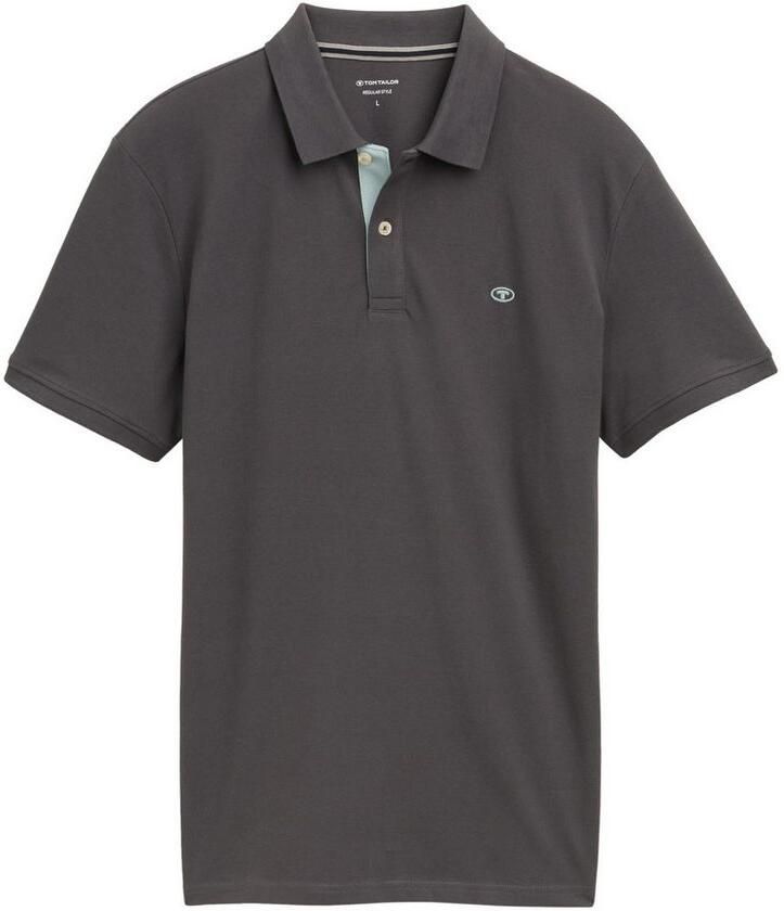 Tom Tailor Regular fit poloshirt met logostitching model 'BASIC'