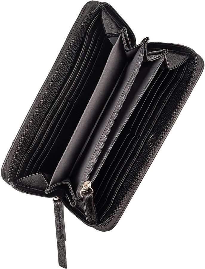 Tom Tailor Portemonnee Beca van hoogwaardig kunstleer met functionele details