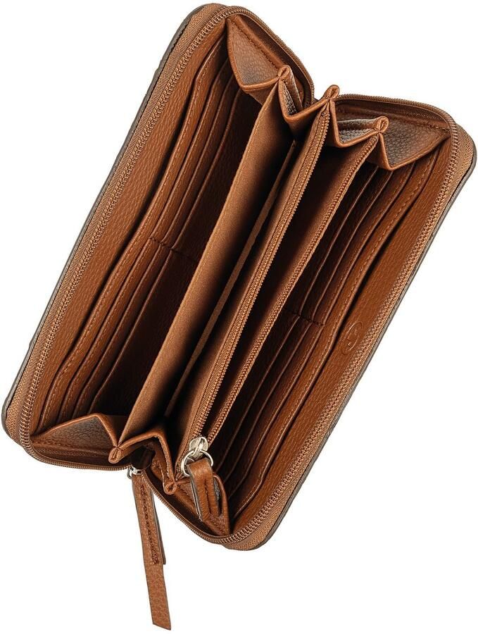 Tom Tailor Portemonnee Beca van hoogwaardig kunstleer met functionele details