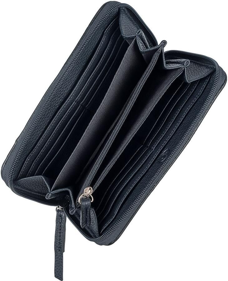 Tom Tailor Portemonnee Beca van hoogwaardig kunstleer met functionele details