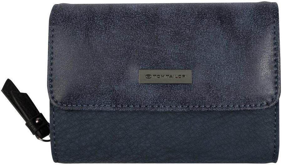 Tom Tailor Portemonnee Elin harmonieuze materiaalmix met licht contrasterende stiksels - Foto 3