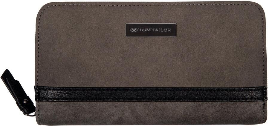 Tom Tailor Portemonnee Elin met uitzonderlijke zijbevestiging en contraststepping - Foto 3