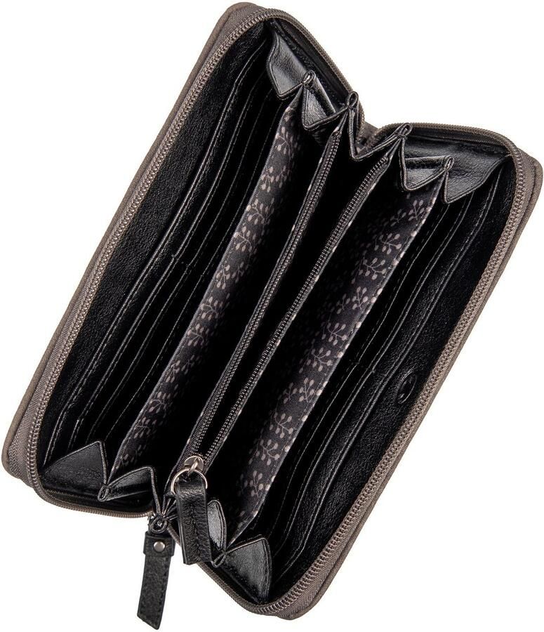 Tom Tailor Portemonnee Elin met uitzonderlijke zijbevestiging en contraststepping - Foto 2