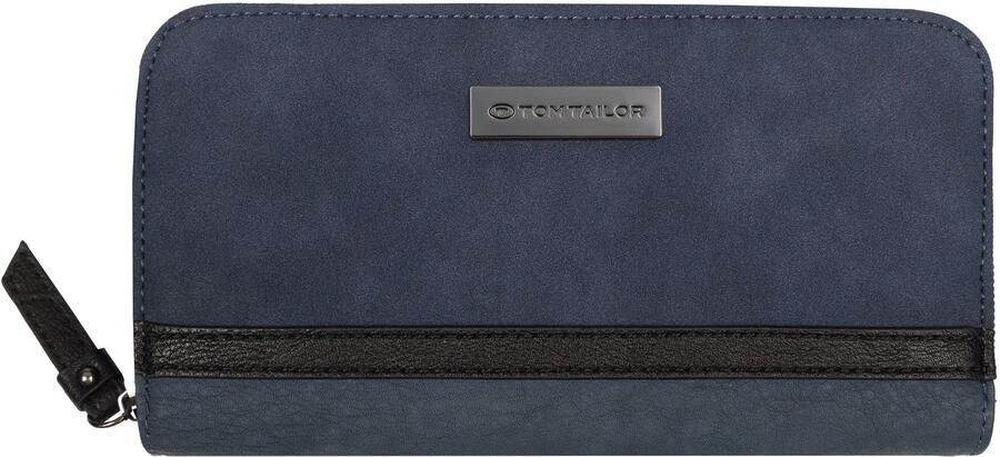 Tom Tailor Portemonnee Elin met uitzonderlijke zijbevestiging en contraststepping - Foto 4