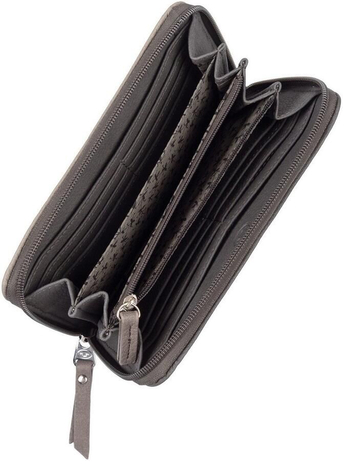 Tom Tailor Portemonnee ELLEN Long zip wallet in modieus streepdessin - Foto 2