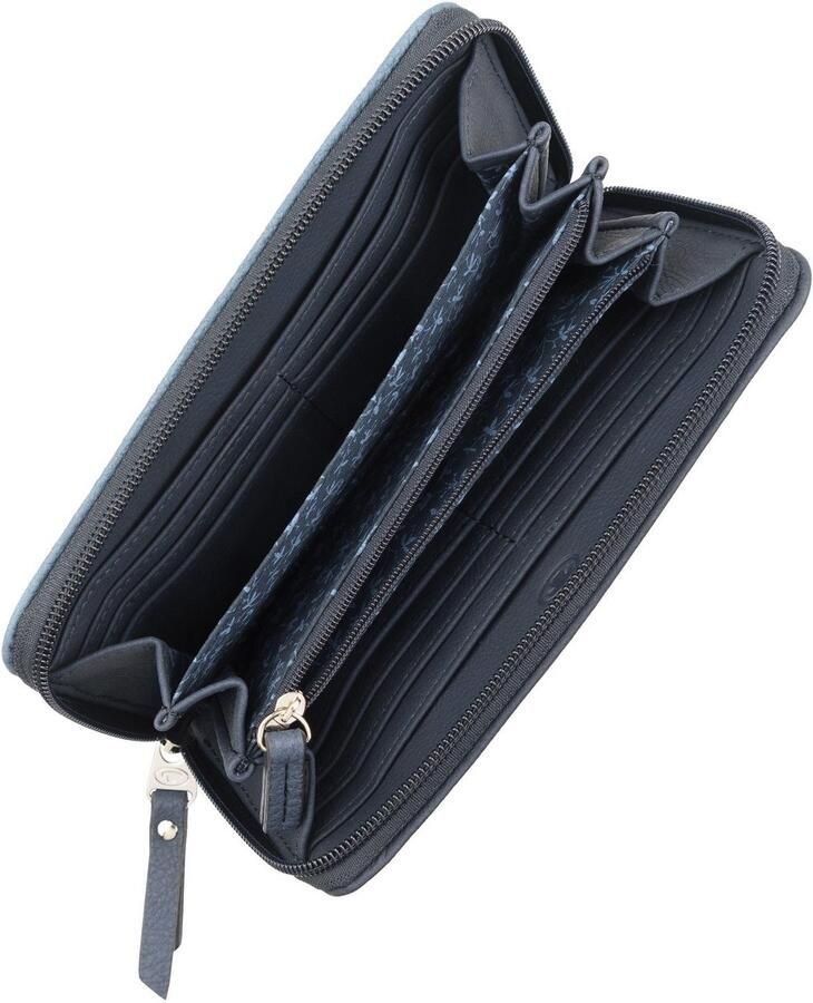 Tom Tailor Portemonnee ELLEN Long zip wallet in modieus streepdessin - Foto 2