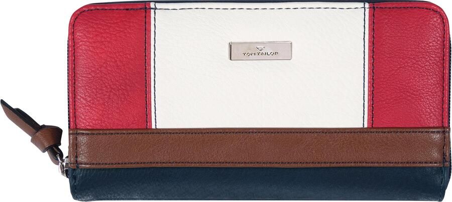 Tom Tailor Portemonnee Juna in sportieve kleurencombinatie