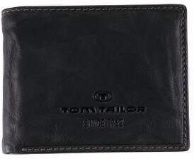 Tom Tailor Portemonnee LARY in breedteformaat van echt leer