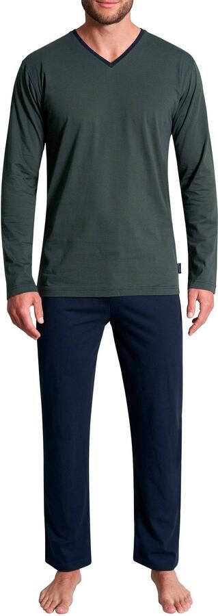 Tom Tailor Pyjama Nevada Streepdesign lange mouw V-hals lange broek ade d (2-delig) - Foto 6