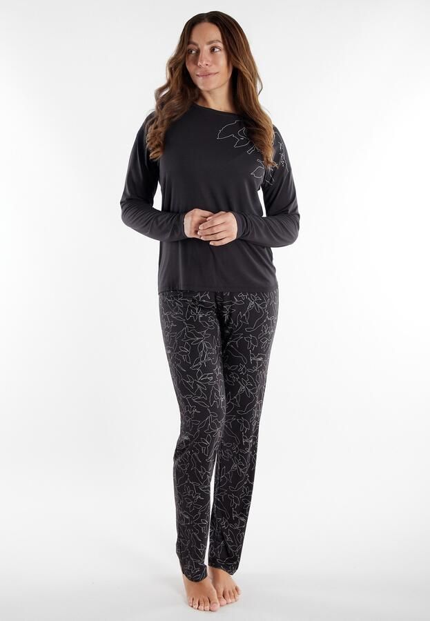 Tom Tailor Pyjama Xanthi met lange mouwen ronde hals (2-delig) - Foto 7