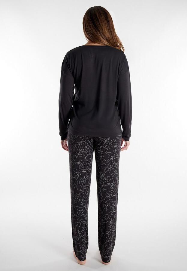 Tom Tailor Pyjama Xanthi met lange mouwen ronde hals (2-delig) - Foto 2