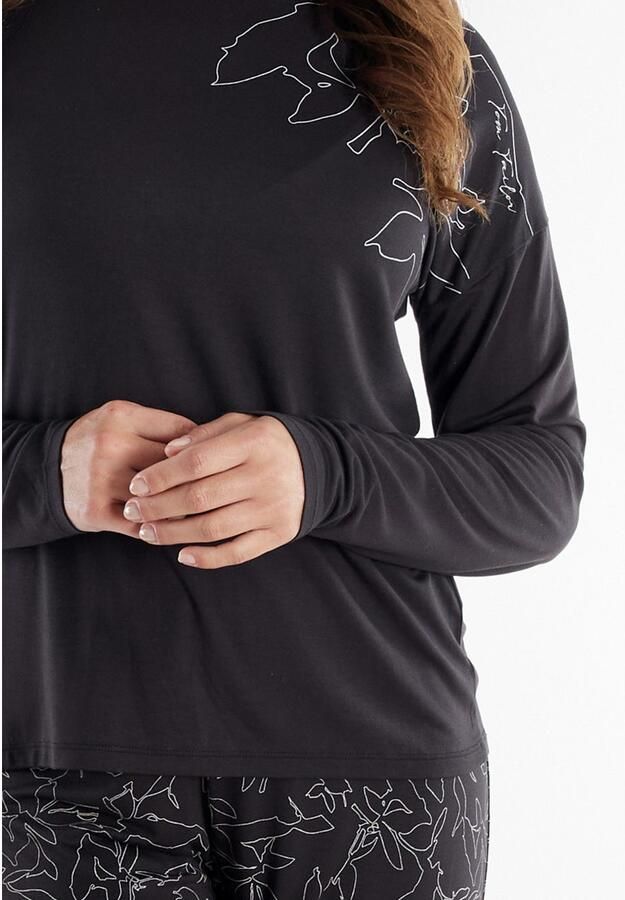 Tom Tailor Pyjama Xanthi met lange mouwen ronde hals (2-delig)