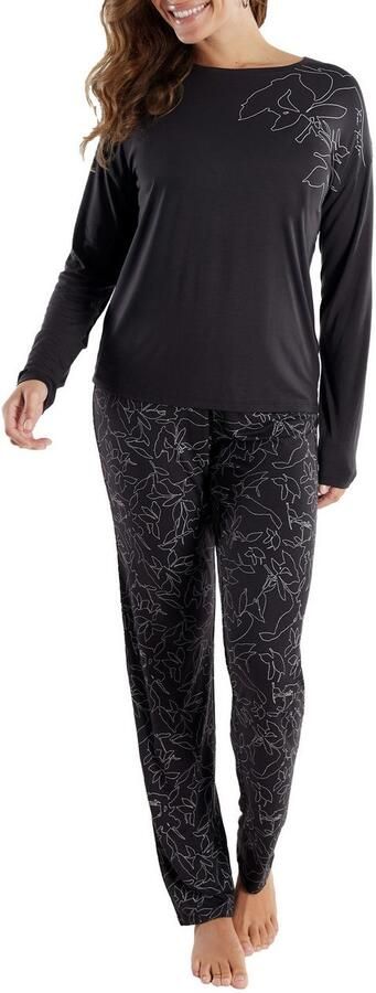 Tom Tailor Pyjama Xanthi met lange mouwen ronde hals (2-delig) - Foto 6