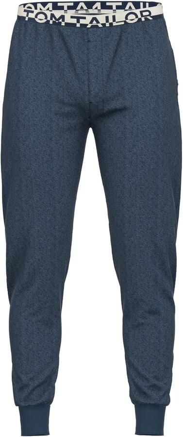 Tom Tailor Pyjamabroek BRÜGGE Logoband smalle pasvorm zijzakken ade d katoenmix - Foto 2