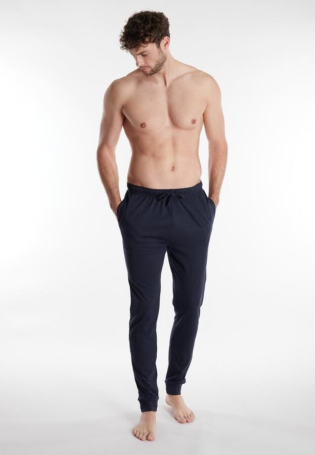 Tom Tailor Pyjamabroek Cansas Bindband zijzakken smalle fit comfortabel zacht ademend - Foto 3