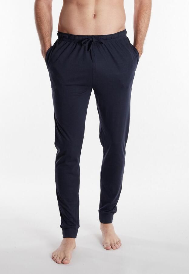 Tom Tailor Pyjamabroek Cansas Bindband zijzakken smalle fit comfortabel zacht ademend - Foto 4