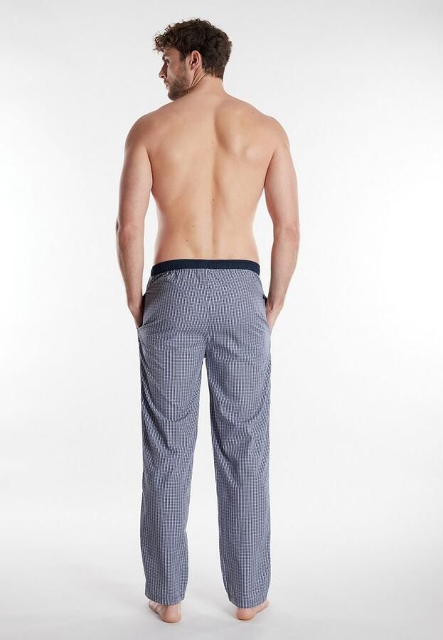 Tom Tailor Pyjamabroek Dakota Bindband zijzakken los comfortabel ademend - Foto 5